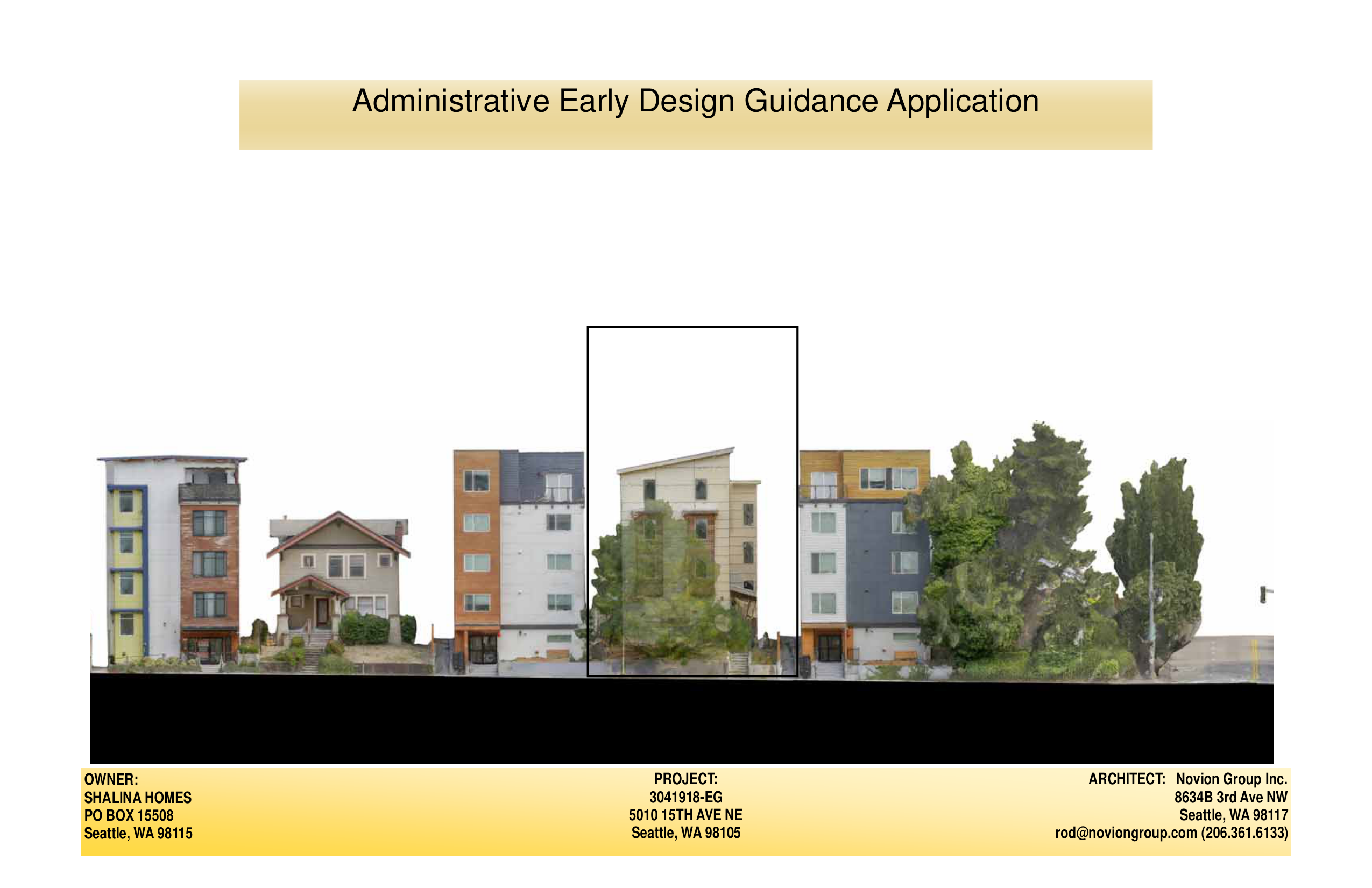 5010 15th Ave NE design proposal