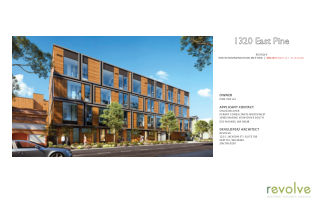 1320 E Pine St design proposal