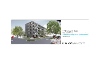 1410 E Howell St design proposal