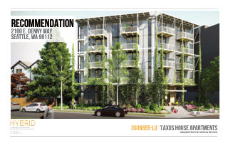 2100 E Denny Way design drawing