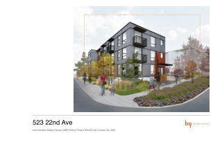 Design drawing, 2133 E James St