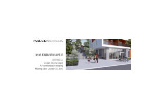 3150 Fairview Ave E design proposal