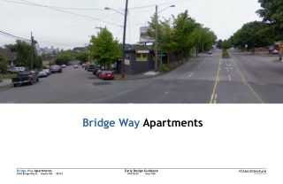 Design drawing, 3860 Bridge Way N
