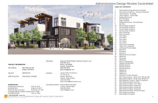 Design drawing cover for 9400 35th Ave NE