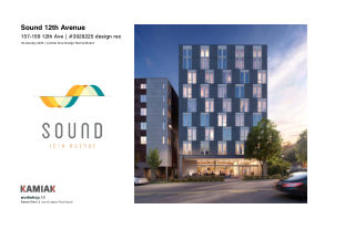 157 12th Ave design proposal