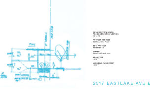 2501 Eastlake Ave E design proposal