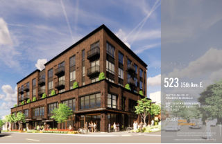 Cover drawing of 523 15th Ave E, from its design review packet