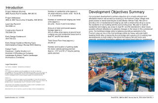 Design drawing, 3805 Aurora Ave N
