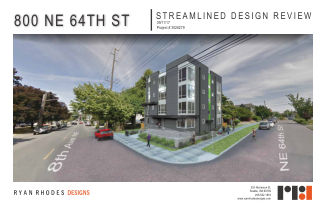 800 NE 64th St design proposal