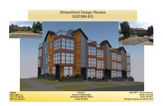 Design drawing, 3849 Woodlawn Ave N