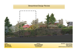 Design drawing, 3817 Fremont Ave N