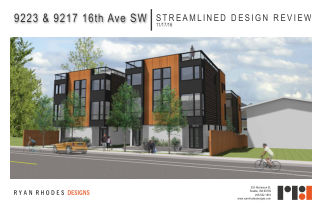 Design drawing, 9231a 16th Ave SW
